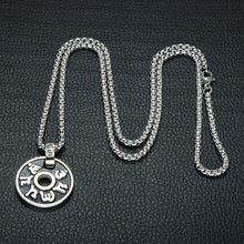 Load image into Gallery viewer, GUNGNEER Hindu Yoga Aum Ohm Om Necklace Stainless Steel Jewelry Accessory For Men Women
