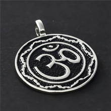 Load image into Gallery viewer, GUNGNEER Om Pendant Necklace Aum Buddhism Om Ring Yoga Jewelry Combo For Men Women