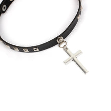 Load image into Gallery viewer, GUNGNEER Christian Cross Choker Leather Jesus Jewelry Accessory Gift Outfit For Women