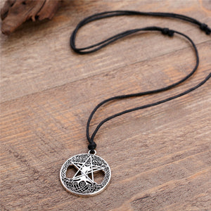 GUNGNEER Wicca Pentagram Celtic Tree of Life Pendant Necklace Jewelry Amulet Men Women