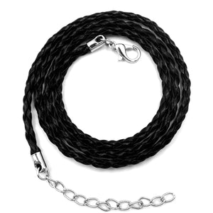 GUNGNEER Crescent Moon Pentacle Pentagram Wicca Pagan Necklace Curb Chain Bracelet Jewelry Set
