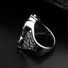 Load image into Gallery viewer, GUNGNEER Punk Skull Motorcycle Biker Ring Stainless Steel Vintage Skeleton Jewelry Accessories