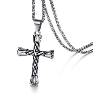 GUNGNEER Stainless Steel Ring Knight Templar Cross with Bracelet Jewelry Set for Men Women