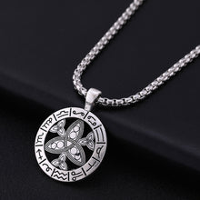 Load image into Gallery viewer, GUNGNEER Triquetra Constellation Stainless Steel Trinity Pendant Necklace Jewelry Men Women