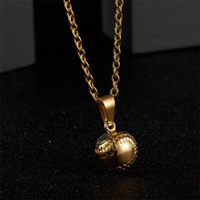 Load image into Gallery viewer, GUNGNEER Sports Baseball Ball Necklace Stainless Steel Baseball Jewelry For Men Women