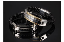 Load image into Gallery viewer, GUNGNEER Om Six Words Mantra Bracelet Leather Rope Chain Buddhist Jewelry For Men Women