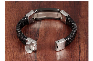 GUNGNEER Om Six Words Mantra Bracelet Leather Rope Chain Buddhist Jewelry For Men Women