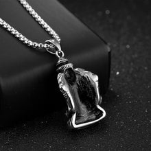 Load image into Gallery viewer, GUNGNEER Ganesha Om Pendant Necklace Indian Elephant Hindu Jewelry Amulet For Men Women