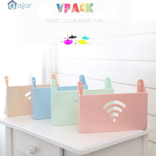 Load image into Gallery viewer, 2TRIDENTS Small Cute Wall Mount WiFi Router Storage Box - WiFi Box Shelf Organizer for Household