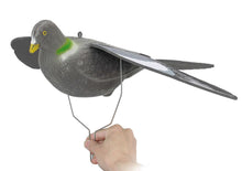 Load image into Gallery viewer, 2TRIDENTS Flapping Pigeon Bird Decoy Scarecrow Repellent Protection for Garden Crop Plant Hunting Shooting Bait
