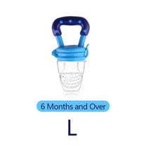 Load image into Gallery viewer, 2TRIDENTS Baby Food Feeder - Baby Teething Pacifier with Appetite Stimulating Colors for Infants Toddlers Kids (Blue - Purple, L)
