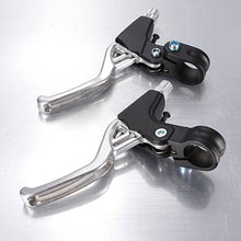 Load image into Gallery viewer, 2TRIDENTS 2 Pcs Bicycle Brake Levers - Great for Single Speeds, Fixed Gear Or Custom Applications - Fit for 24mm/0.86inch Bicycle Handlebars. (Black)