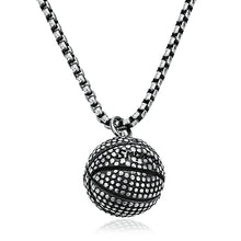 Load image into Gallery viewer, GUNGNEER Stainless Steel Hip Hop Basketball Necklace Sports Necklaces For Boys Girls