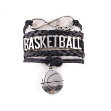 Load image into Gallery viewer, GUNGNEER Basketball Multilayer Bracelet Jesus Cross Choker Ball Sports Accessories Jewelry Set