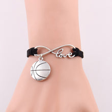 Load image into Gallery viewer, GUNGNEER Basketball Multilayer Bracelet Jesus Cross Choker Ball Sports Accessories Jewelry Set