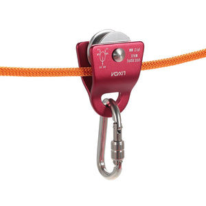 2TRIDENTS 20kN Bearing Climbing Rope Pulley - Perfect for Hauling, Dragging, Tensioning System, in Rescue, Tree Climbing Or Setting A Tackle and Block in Your House
