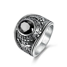 Load image into Gallery viewer, GUNGNEER Stainless Steel Military Airforce Ring United State Army Jewelry Gift For Men