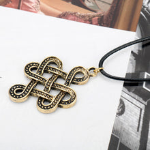 Load image into Gallery viewer, GUNGNEER Celtic Knot Irish Infinite Scandinavian Pendant Necklace Stainless Steel Jewelry