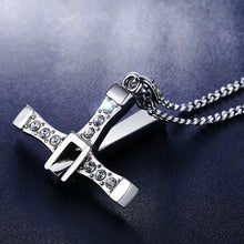 Load image into Gallery viewer, GUNGNEER Christian Cross Necklace God Jesus Chain Jewelry Accessory Gift For Men Women