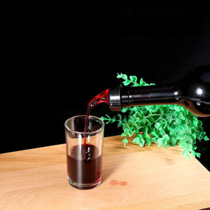 2TRIDENTS 12 Pcs Measure Liquor Pourer - Auto Measuring Shot Chamber Pourer Pour Spout Stopper for Liquor Wine