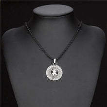 Load image into Gallery viewer, GUNGNEER Irish Tree of Life Pendant Necklace Stainless Steel Bracelet Jewelry Set Men Women