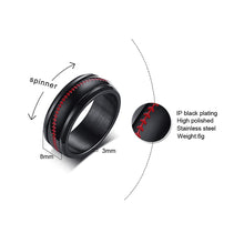 Load image into Gallery viewer, GUNGNEER Baseball Ring Stainless Steel Many Sizes Sports Jewelry Accessory For Men