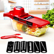 Load image into Gallery viewer, 2TRIDENTS Multi-Function Handheld Blade Slicer with Stainless Steel Blade for Vegetable Onion Potato Great Kitchen Utensil (10piece)