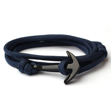 Load image into Gallery viewer, GUNGNEER United State Military Navy Anchor Bracelet Nautical Jewelry Gift For Men Women