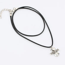 Load image into Gallery viewer, GUNGNEER Black Rope Chain Trendy I Love Baseball Necklace Jewelry Accessory For Men Women