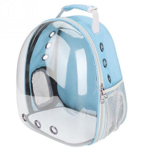 Load image into Gallery viewer, 2TRIDENTS Portable Pet Cat Backpack Transparent Capsule Breathable Cat Bag Outdoor Travel Dog Cat Backpack Puppy Carrying Cages