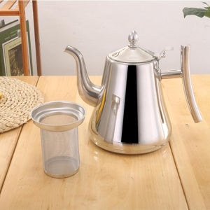 2TRIDENTS 2L Stainless Steel Coffee Percolator - Silver - Ideal for Coffee, Tea, Fruit Juice, Milk, Heat&Cold Retention