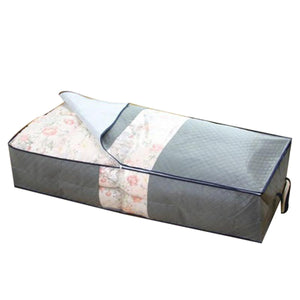 2TRIDENTS 2 Pcs Non-Woven Under Bed Storage Bag Closet, Shelves for Clothes, Pillow, Blankets