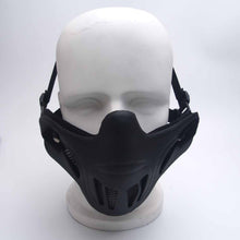 Load image into Gallery viewer, 2TRIDENTS Outdoor Half Face Tactical Protective Mask for Hunting, Outdoor Sport, Cycling, Motorcycling, ATV, Jet Skiing, Airsoft, Paintball, CS and More
