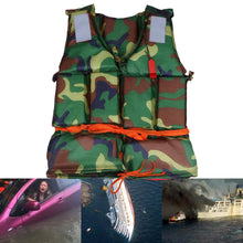Load image into Gallery viewer, 2TRIDENTS Outdoor Camouflage Swimming Life Jacket Vest for Jet Ski, Boating, Surfing, Sailing, Windsurfing, Fishing, and Other Water Entertainment