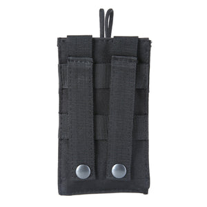 2TRIDENTS Outdoor Tactical Radio Case Holder Holster Walkie Talkie Holster Adjustable Molle Pouch Open Top Magazine M4 Mag Pouch New (2)