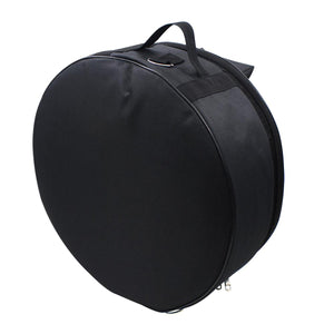 2TRIDENTS Snare Drum Case Black 17.5 x 17.5 x 6.7inches Zipper Backpack Case Protect The Drum (Black)