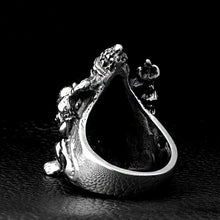 Load image into Gallery viewer, GUNGNEER Ganesha Om Pendant Necklace Indian Elephant Ring Hinduism Jewelry Set For Men Women