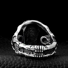 Load image into Gallery viewer, GUNGNEER Punk Gothic Vampire Coffin Ring Stainless Steel Skeleton Skull Jewelry Men Women