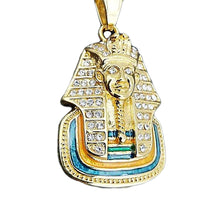 Load image into Gallery viewer, GUNGNEER Egyptian Pharaoh Stainless Steel Pendant Necklace Animal Horse Ring Jewelry Set