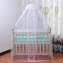 Load image into Gallery viewer, 2TRIDENTS Royal Court Style Kids Bed Mosquito Net Mesh with Lace Foldable Breathable Bedding Dome Bed (Full, LH)