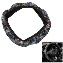 Load image into Gallery viewer, 2TRIDENTS Steering Wheel Cover (Blue Camouflage)