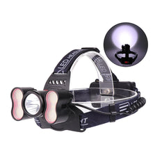 Load image into Gallery viewer, 2TRIDENTS LED Strong Light Headlamp with Light Sensing For Caving, Patrolling, Camping, Hunting, Hiking, Self-defense, Night Riding And More (white light)