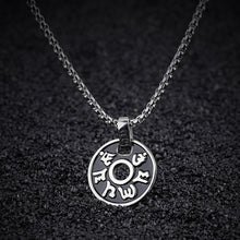 Load image into Gallery viewer, GUNGNEER Om Ohm Pendant Sanskrit Necklace Strength Jewelry Accessory For Men Women