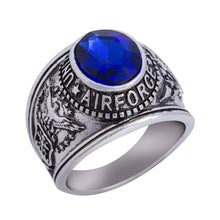 Load image into Gallery viewer, GUNGNEER Navy Airforce Marines Ring United State Seal Military Army Jewelry Gift For Men
