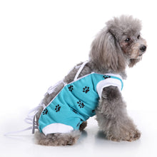 Load image into Gallery viewer, 2TRIDENTS Dog Surgical Suit Blue/Pink Recovery Suite for After Surgery Protection Skin Disease (Pink, L)