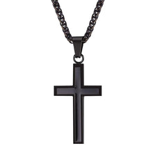 Load image into Gallery viewer, GUNGNEER Stainless Steel Cross Necklace God Jesus Pendant Jewelry Gift For Men Women