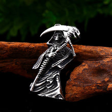 Load image into Gallery viewer, GUNGNEER Gothic Biker Grim Reaper Skull Pendant Charm Necklace Jewelry Accessories Men Women