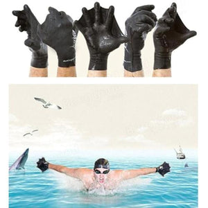 2TRIDENTS Webbed Swimming Gloves Water Resistance Swim Diving Gloves for Swimming Training Exercise Water Sports