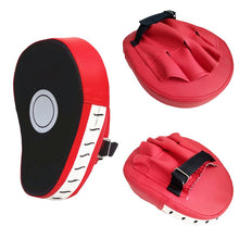 Load image into Gallery viewer, 2TRIDENTS Kick Target Pads - Boxing Punching Training Mitts Arm Focus Target for Martial Arts Taekwondo Karate Muay Thai (Red)