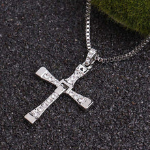 Load image into Gallery viewer, GUNGNEER Iron Cross Knights Templar Pendant Necklace with Ring Stainless Steel Jewelry Set